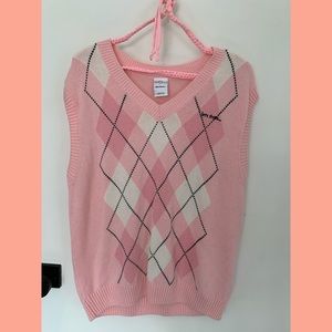 Urban Outfitters Jet Frans Pink Sweater Vest